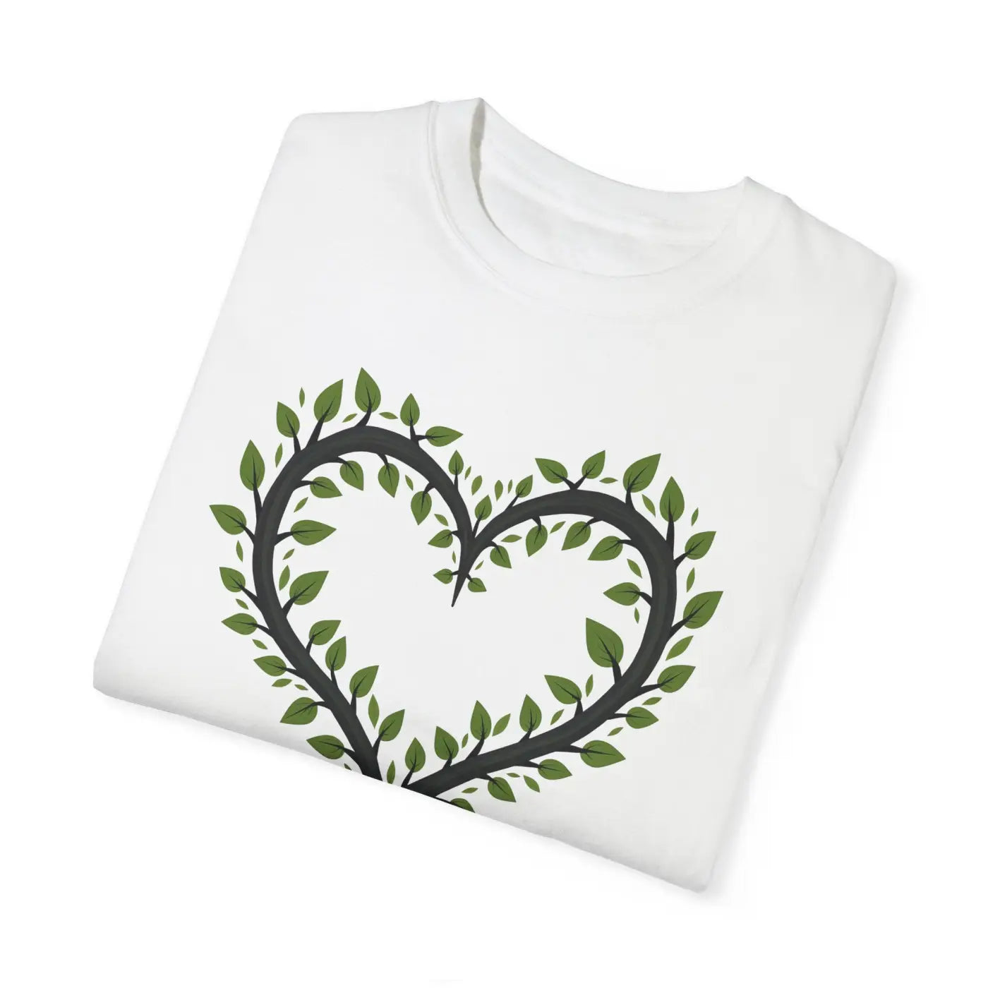 Garment-Dyed T-Shirt - Unique Heart Design Comfort Colors - DipaliZ