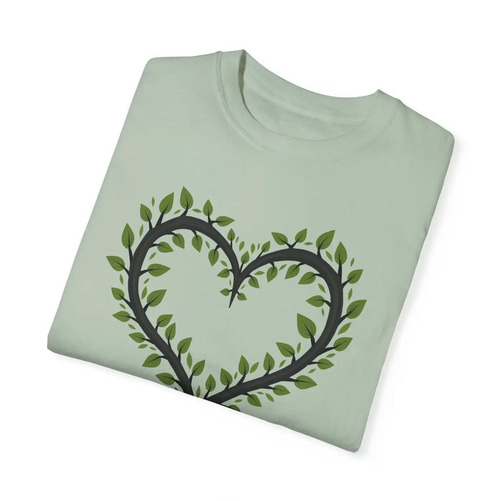 Garment-Dyed T-Shirt - Unique Heart Design Comfort Colors - DipaliZ