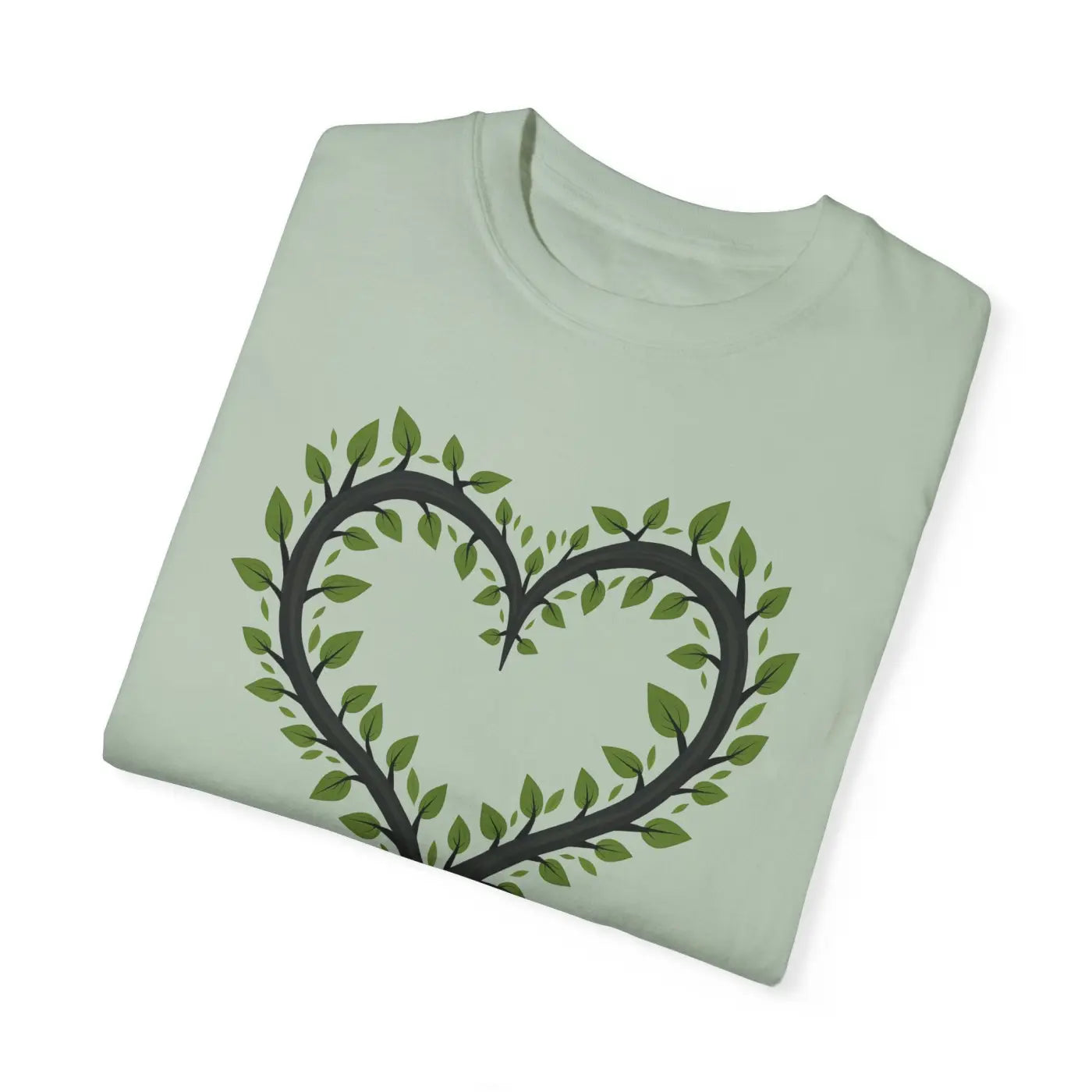 Garment-Dyed T-Shirt - Unique Heart Design Comfort Colors - DipaliZ