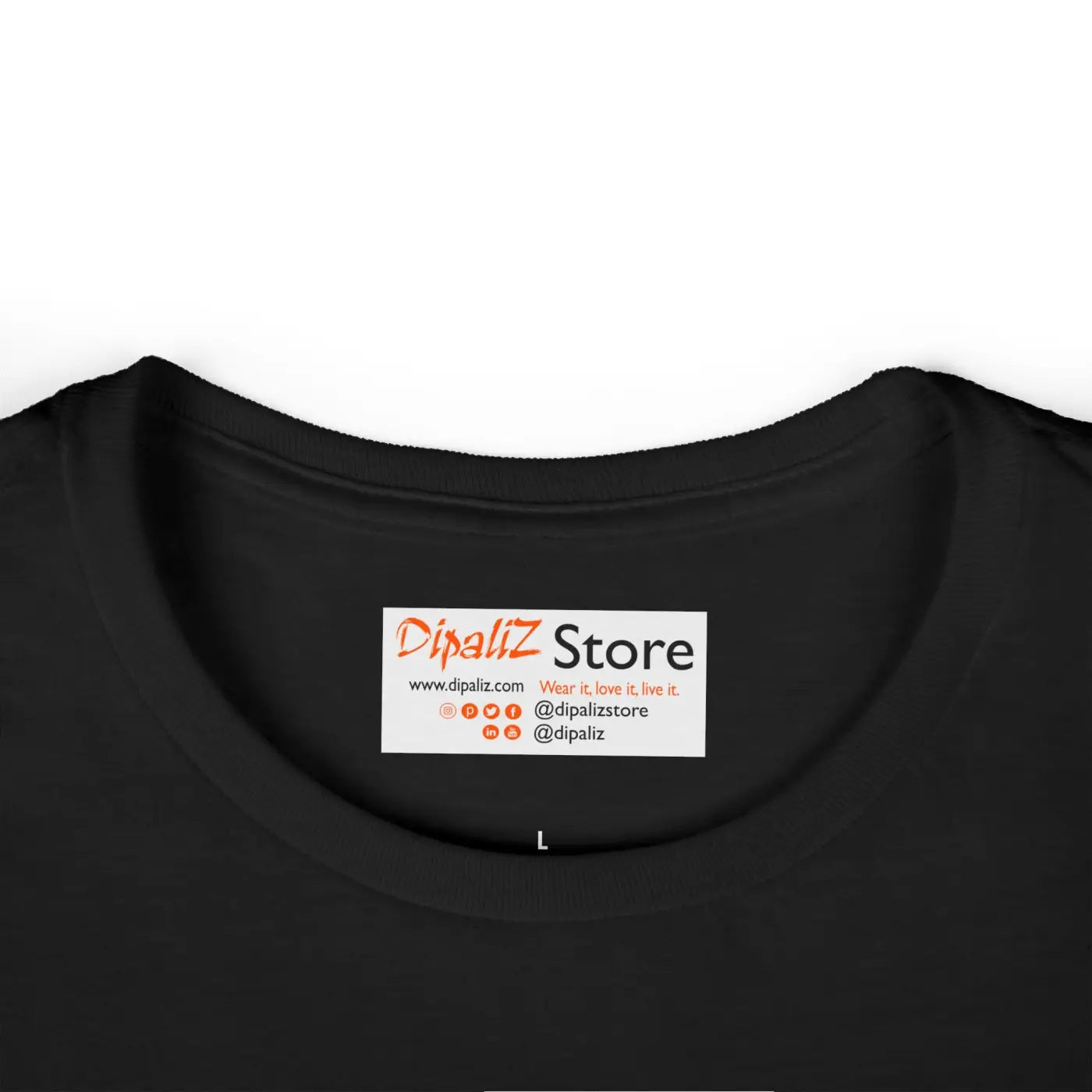 Women's Softstyle Tee - Heart Design Featuring Music - DipaliZ