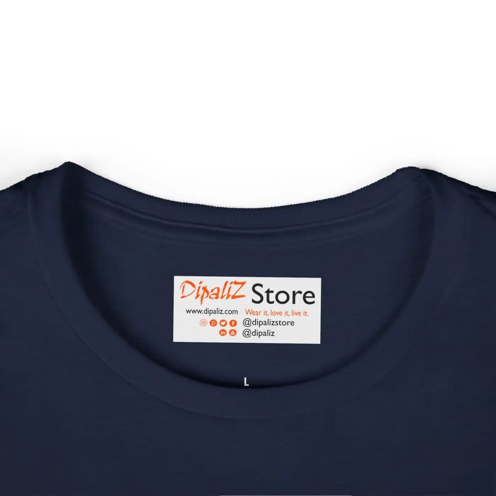 Women's Softstyle Tee - Heart Design Featuring Music - DipaliZ