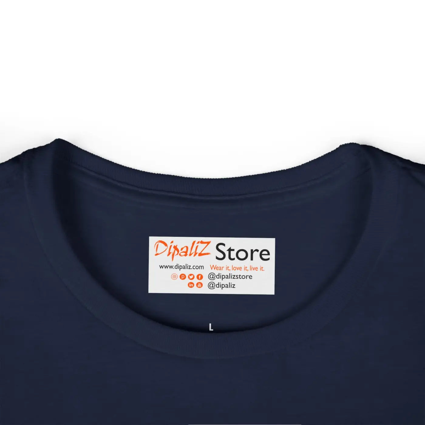 Women's Softstyle Tee - Heart Design Featuring Music - DipaliZ