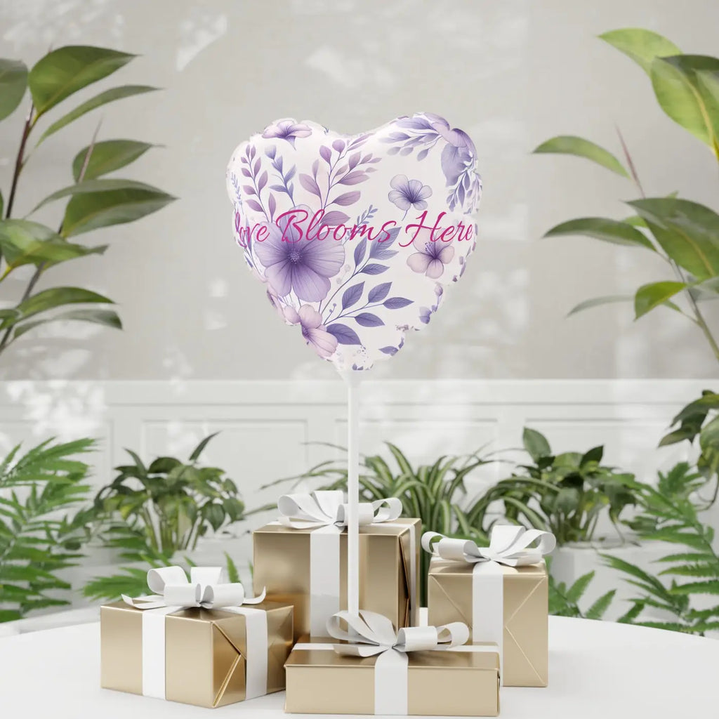 Floral Balloon Love Blooms - Romantic Party Decoration - DipaliZ