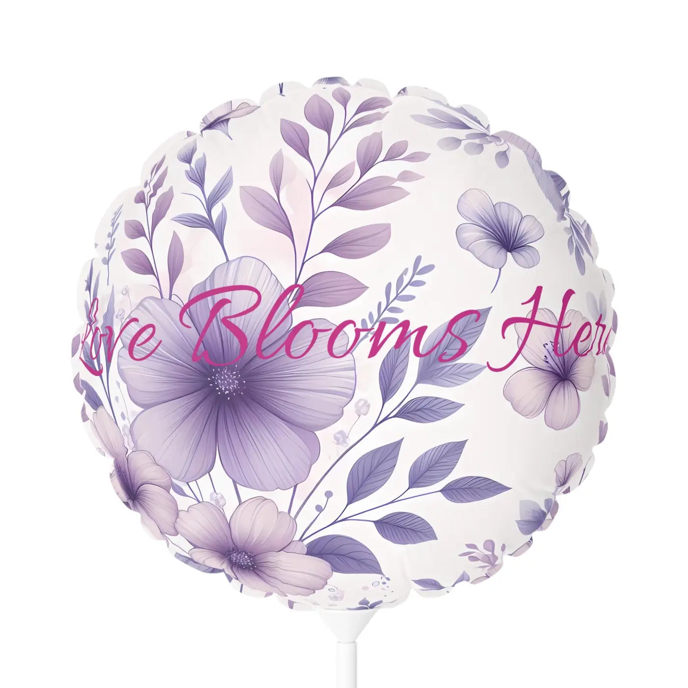Floral Balloon Love Blooms - Romantic Party Decoration - DipaliZ