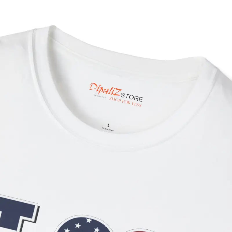 I Heart USA Patriotic Tee - Softstyle Cotton T-Shirt - DipaliZ