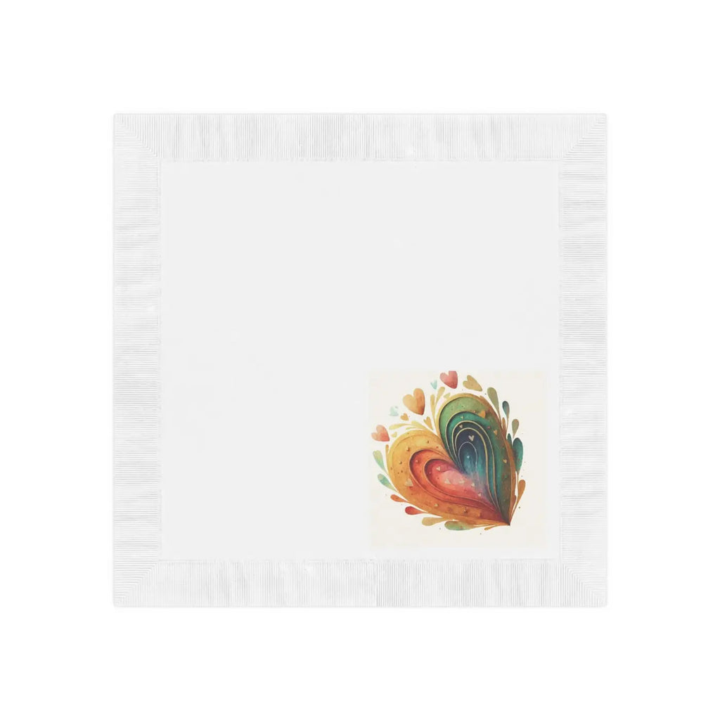 White Coined Napkins - Three Ply Party Essential - DipaliZ