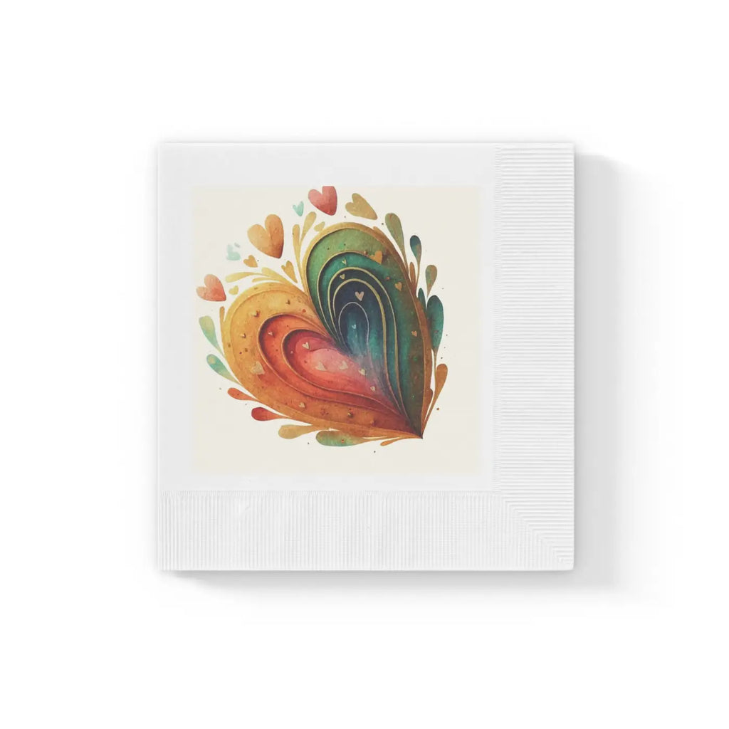 White Coined Napkins - Three Ply Party Essential - DipaliZ