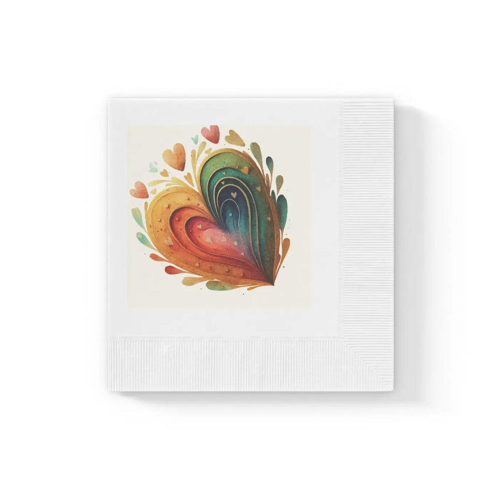 White Coined Napkins - Three Ply Party Essential - DipaliZ