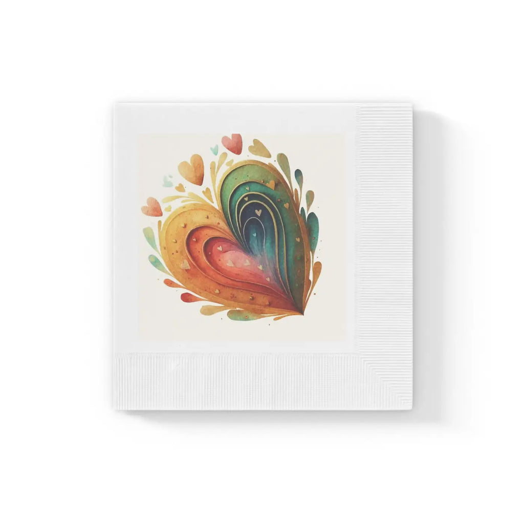 White Coined Napkins - Three Ply Party Essential - DipaliZ