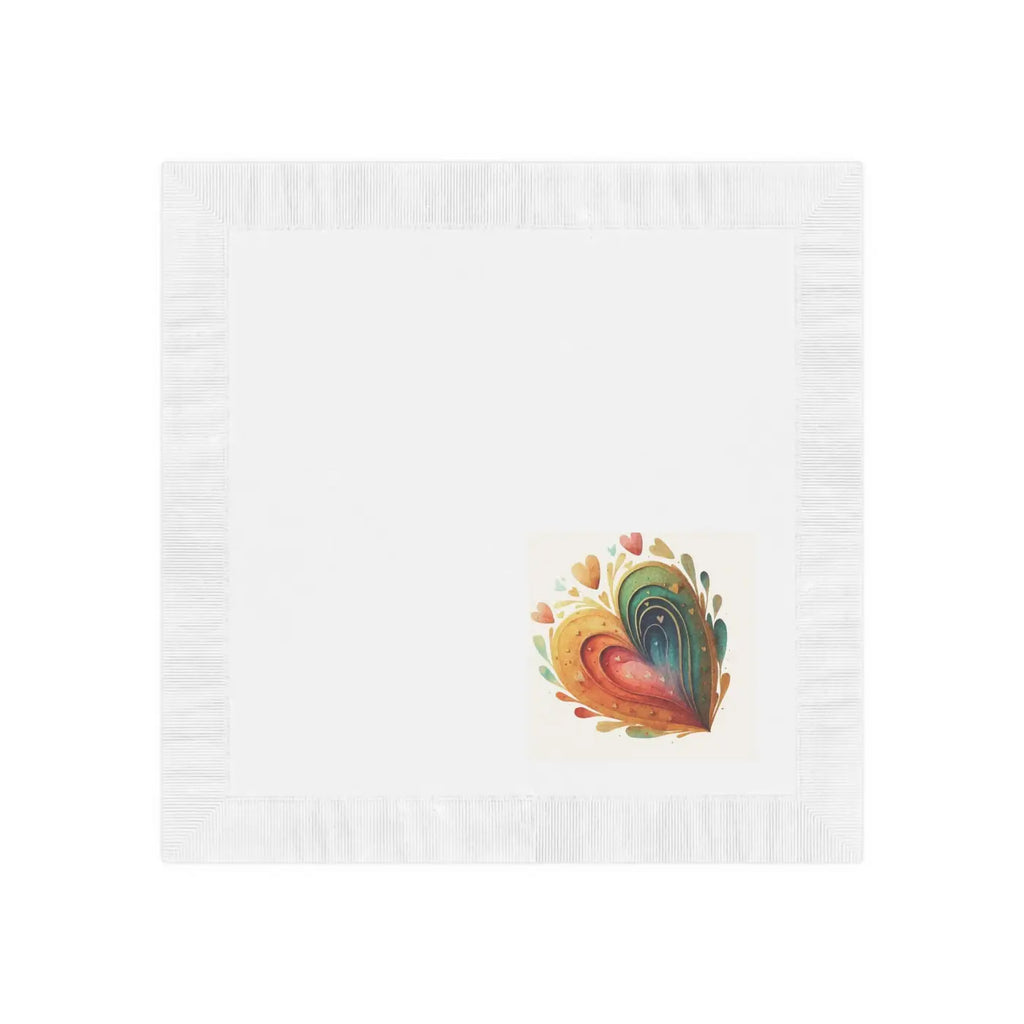 White Coined Napkins - Three Ply Party Essential - DipaliZ