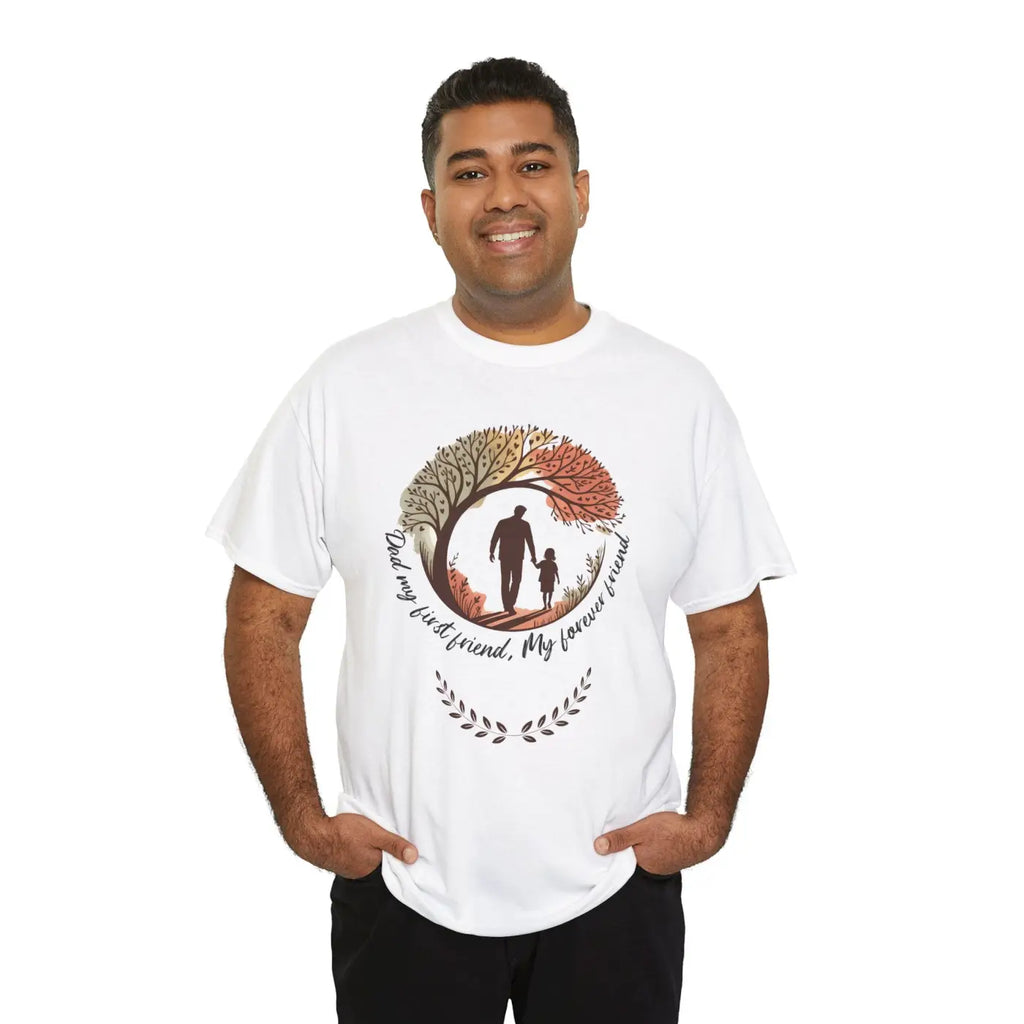 Heartfelt Friendship Cotton Tee - Fall Style Family Casual Wear - DipaliZ
