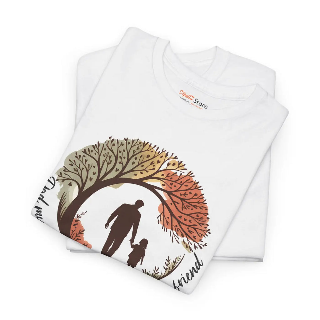 Heartfelt Friendship Cotton Tee - Fall Style Family Casual Wear - DipaliZ