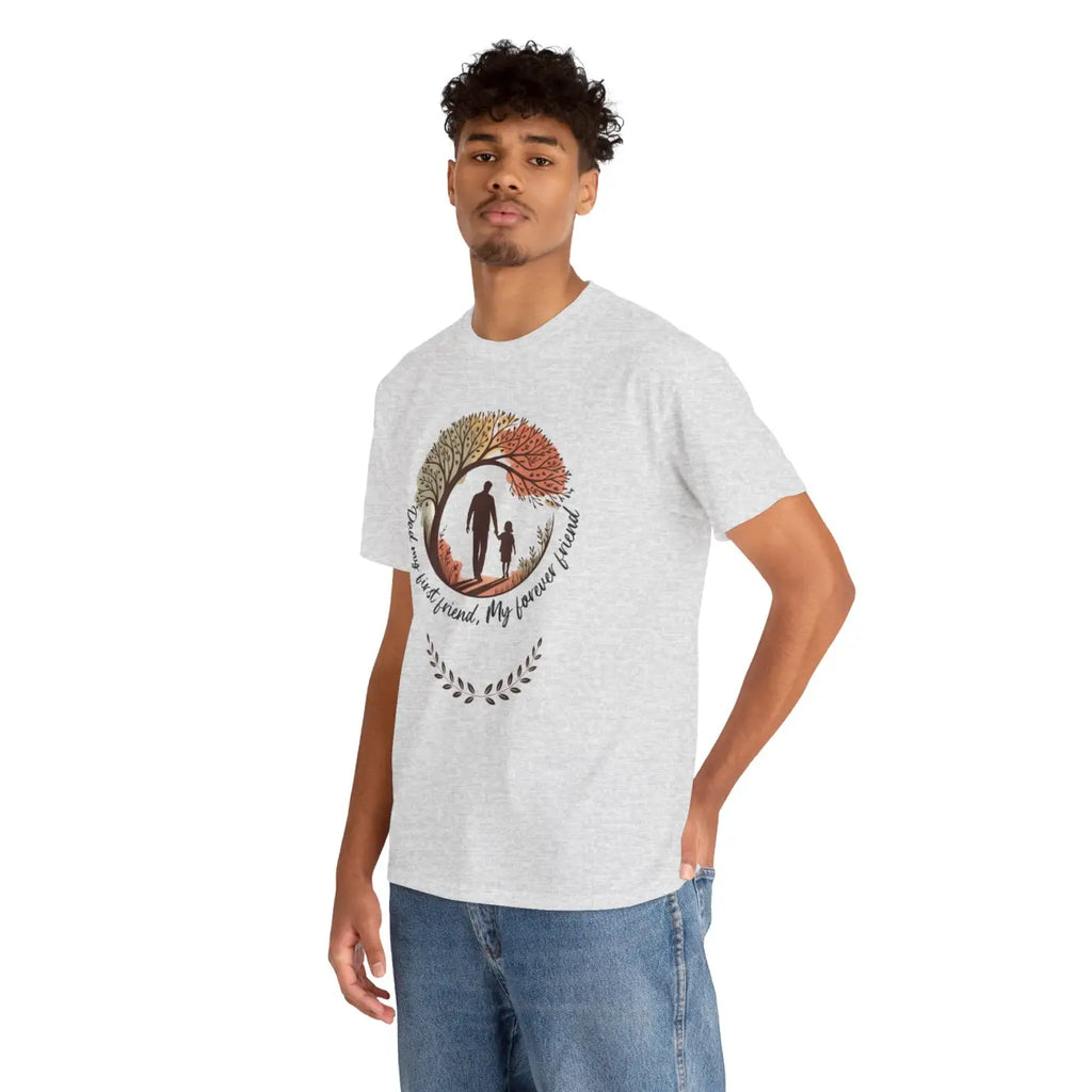 Heartfelt Friendship Cotton Tee - Fall Style Family Casual Wear - DipaliZ