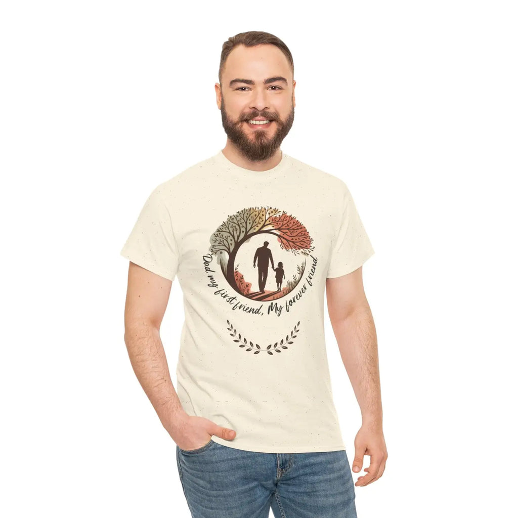 Heartfelt Friendship Cotton Tee - Fall Style Family Casual Wear - DipaliZ