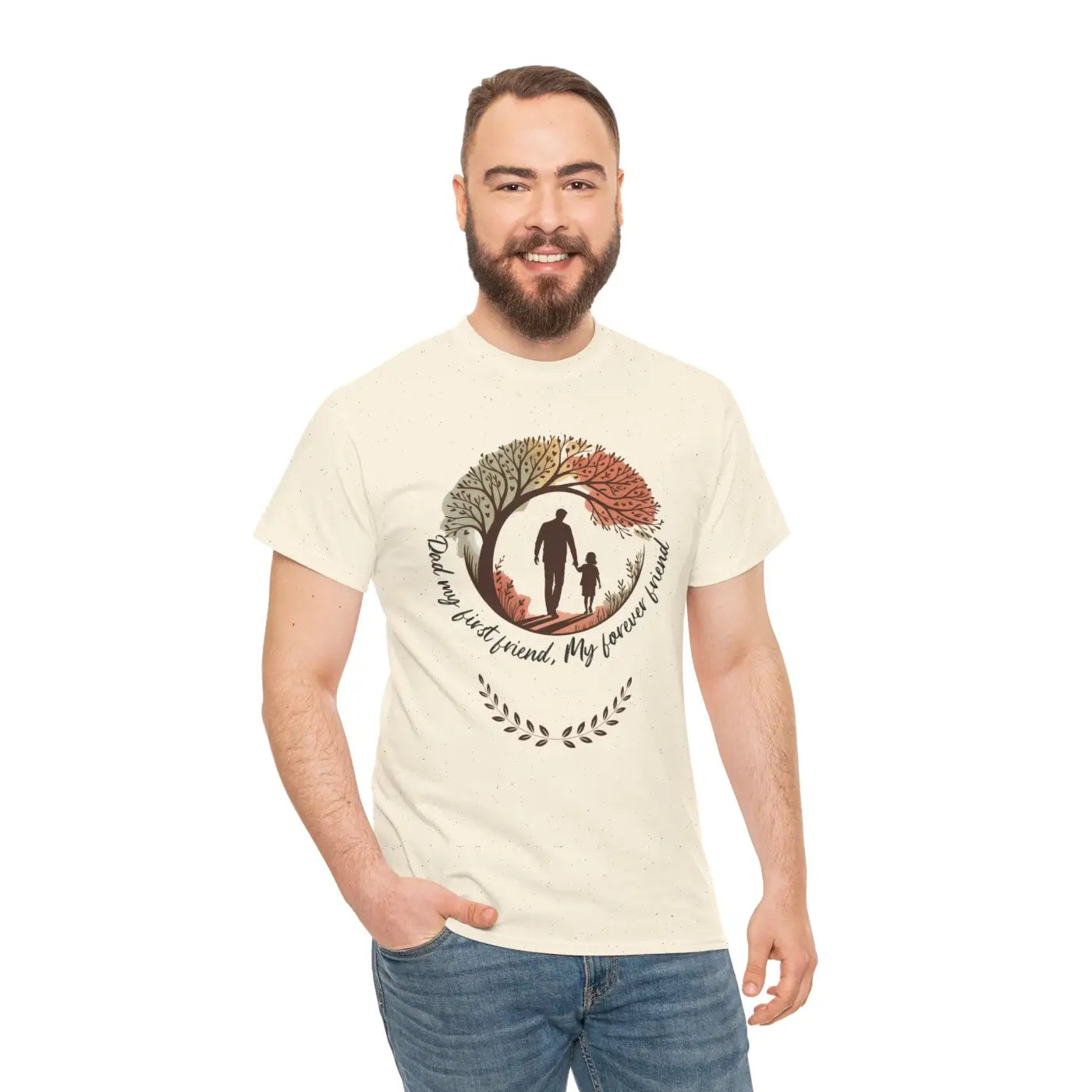 Heartfelt Friendship Cotton Tee - Fall Style Family Casual Wear - DipaliZ