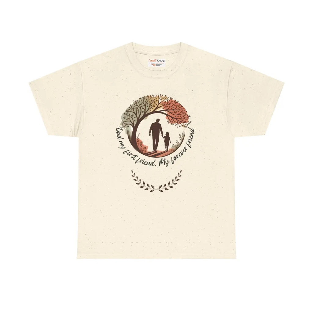 Heartfelt Friendship Cotton Tee - Fall Style Family Casual Wear - DipaliZ