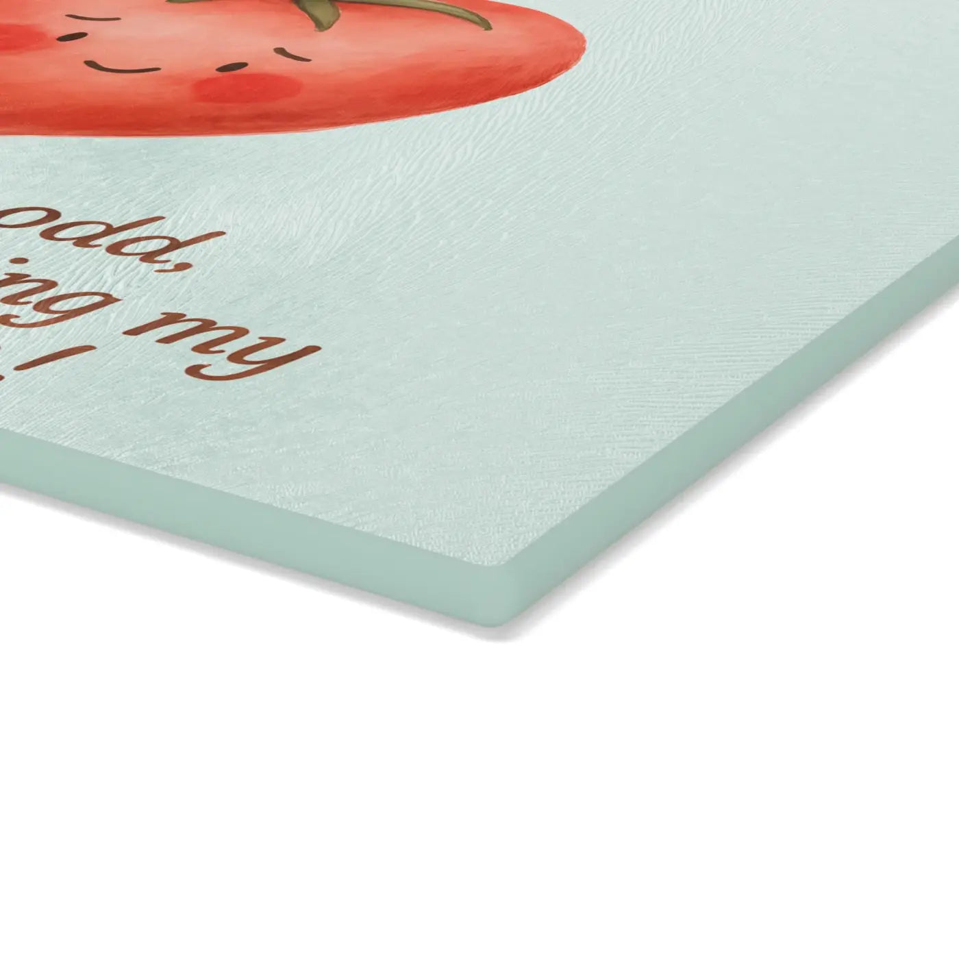 Heartfelt Tomato Glass Cutting Board - Kitchen Fun - DipaliZ