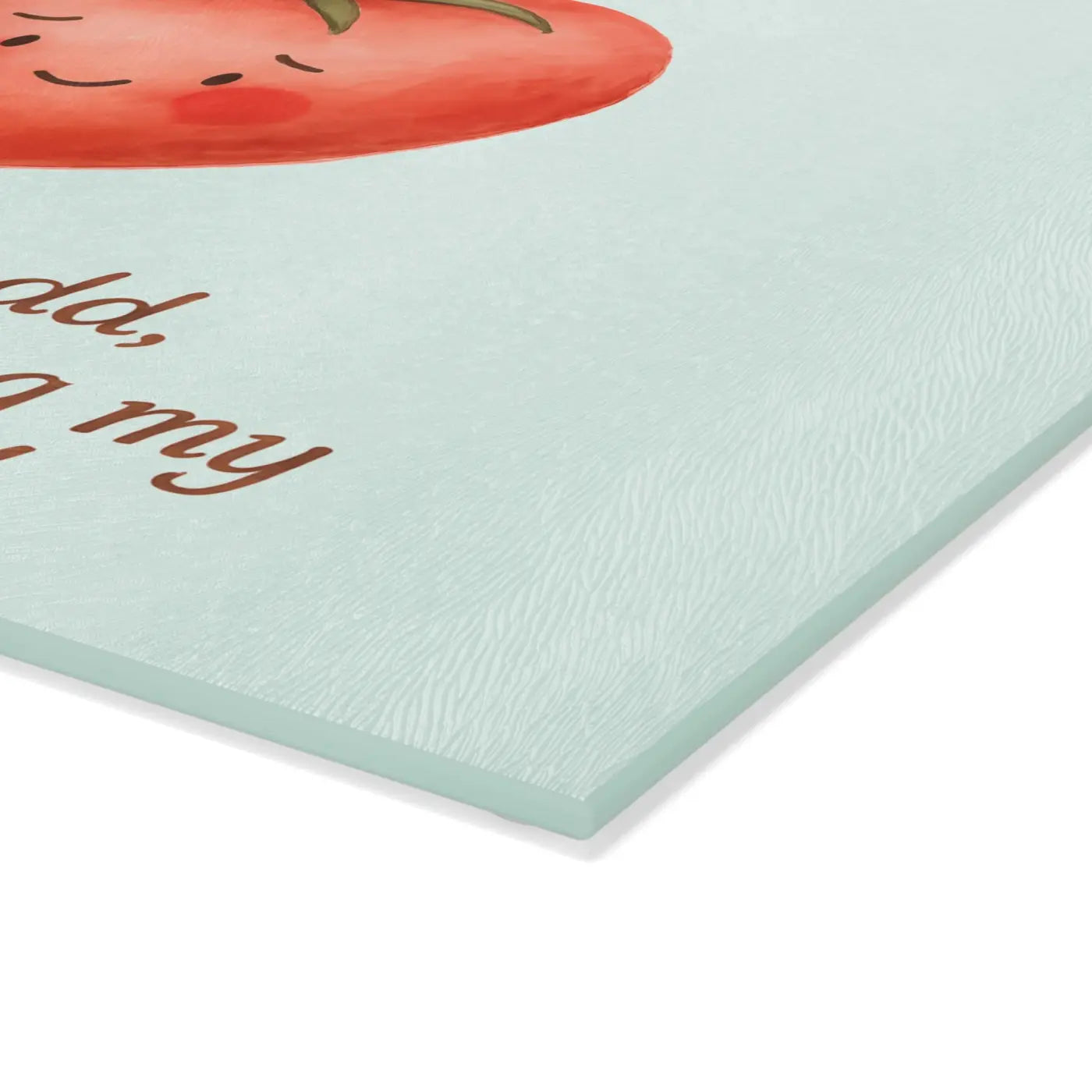 Heartfelt Tomato Glass Cutting Board - Kitchen Fun - DipaliZ