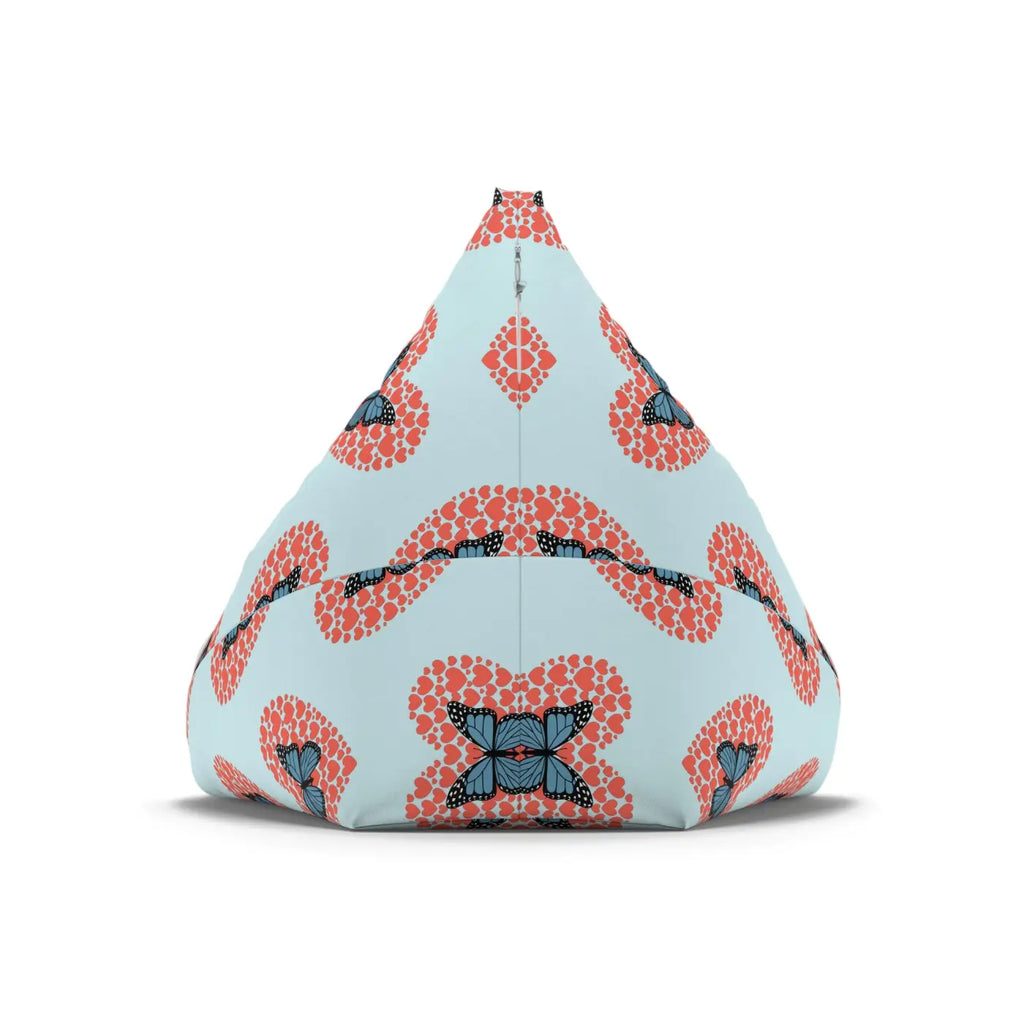 Fluttering Hearts Bean Bag Cover - Cozy Comfort Design - DipaliZ