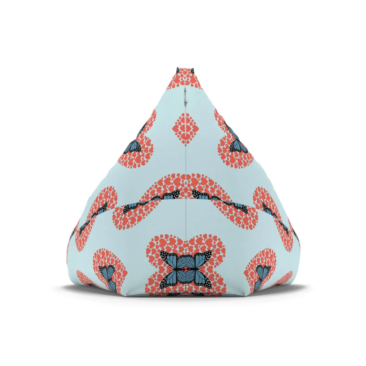 Fluttering Hearts Bean Bag Cover - Cozy Comfort Design - DipaliZ