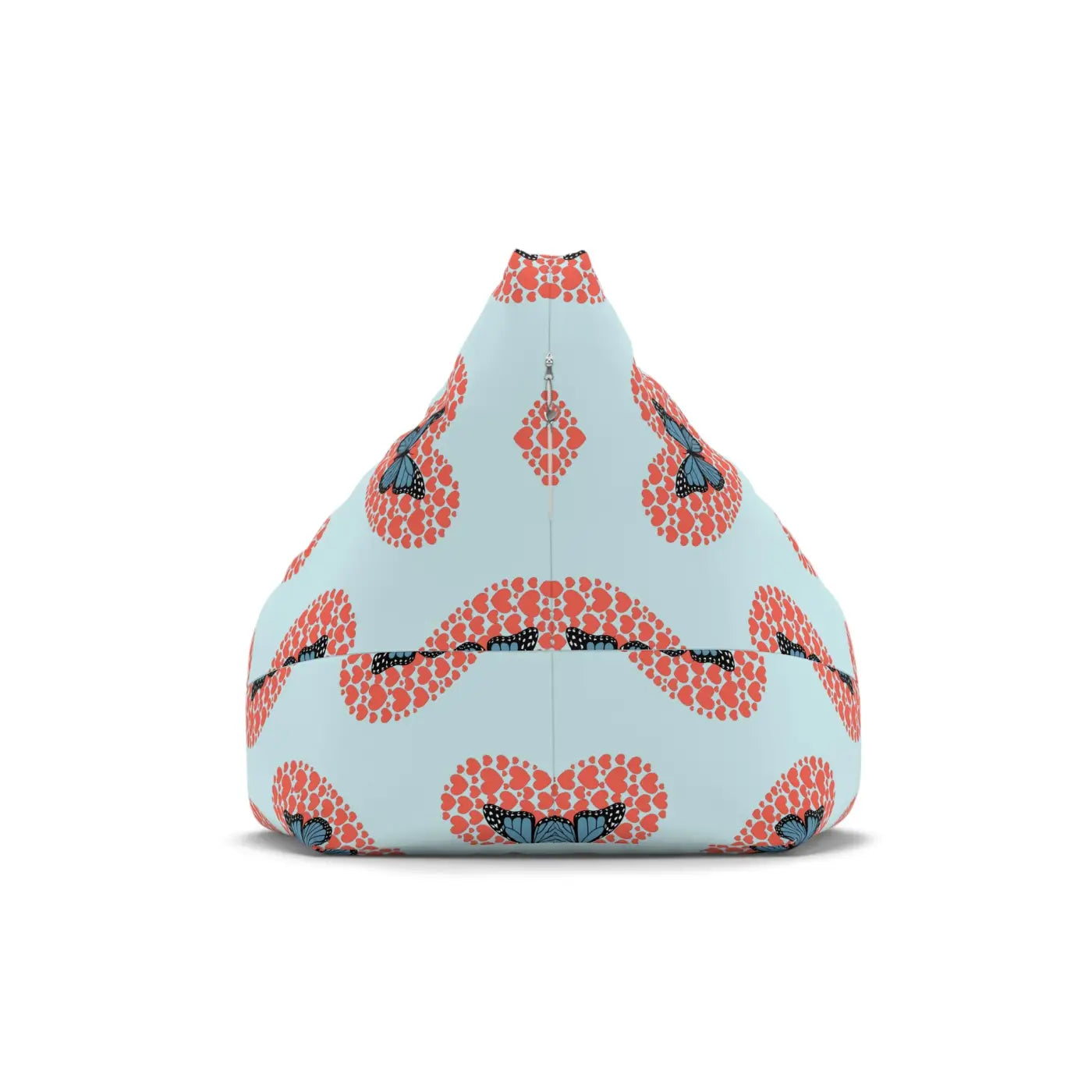 Fluttering Hearts Bean Bag Cover - Cozy Comfort Design - DipaliZ