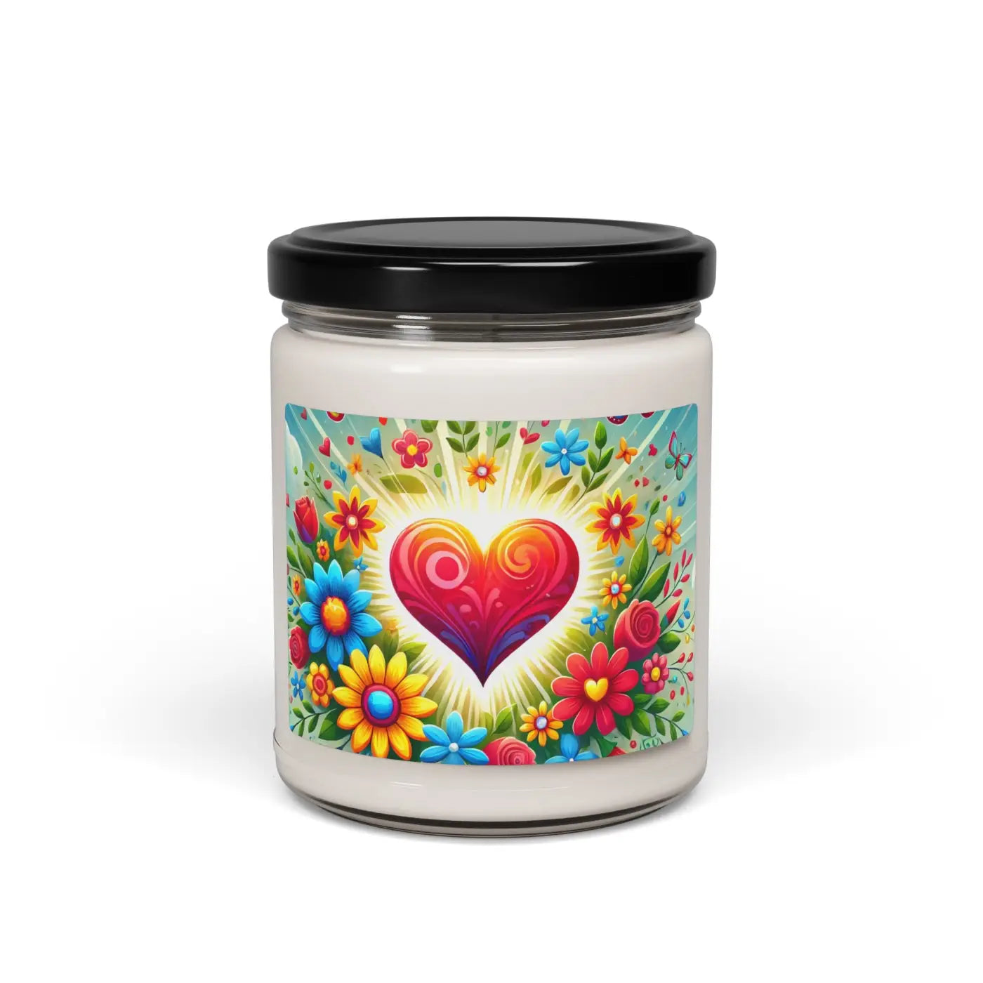 Flowers Scented Soy Candle - Calming Soy Wax Blend - DipaliZ