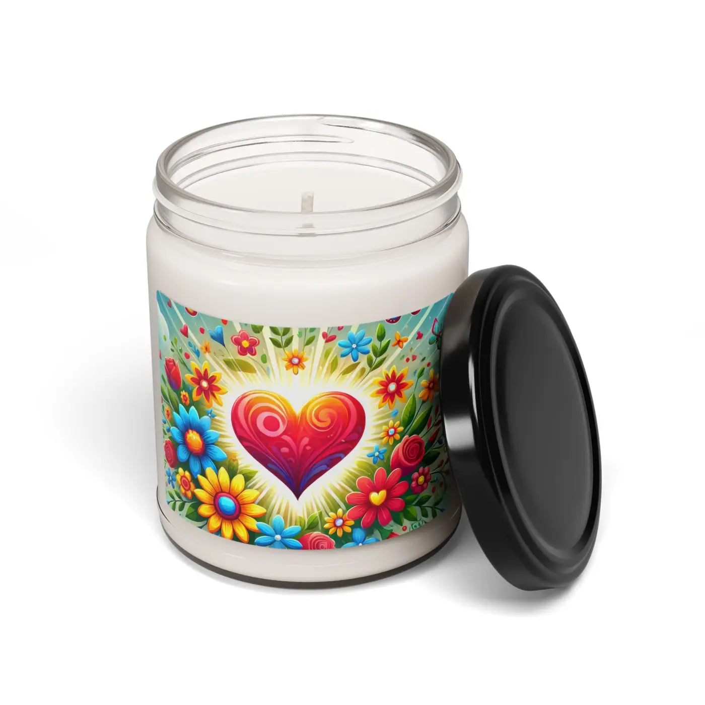 Flowers Scented Soy Candle - Calming Soy Wax Blend - DipaliZ
