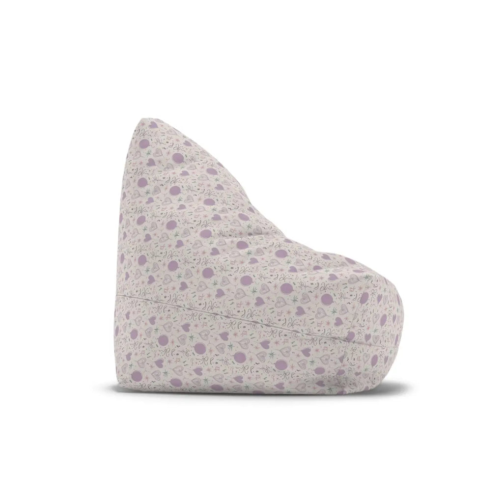 Hearts Pattern Bean Bags Cover - Durable Sewn-In Case - DipaliZ