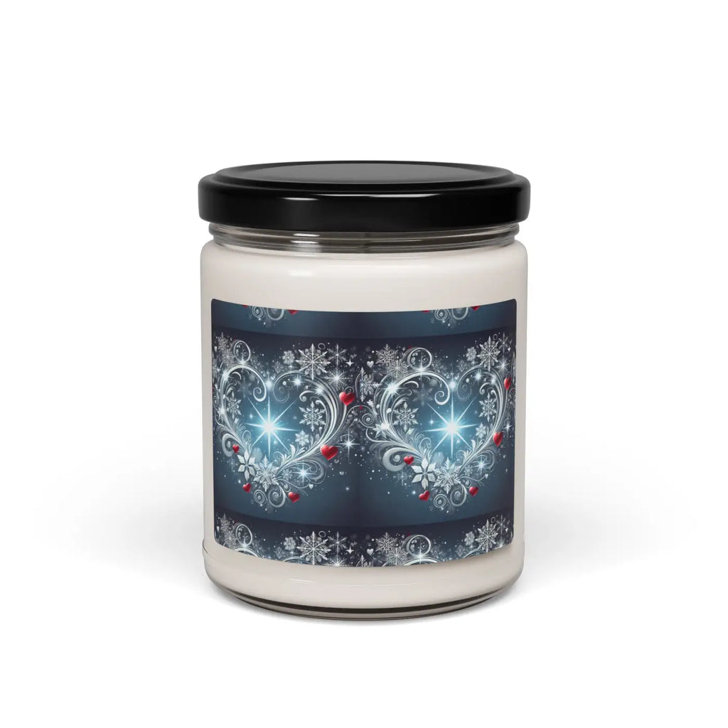Cozy Hearts Scented Soy Candle - Natural Soy Wax - DipaliZ