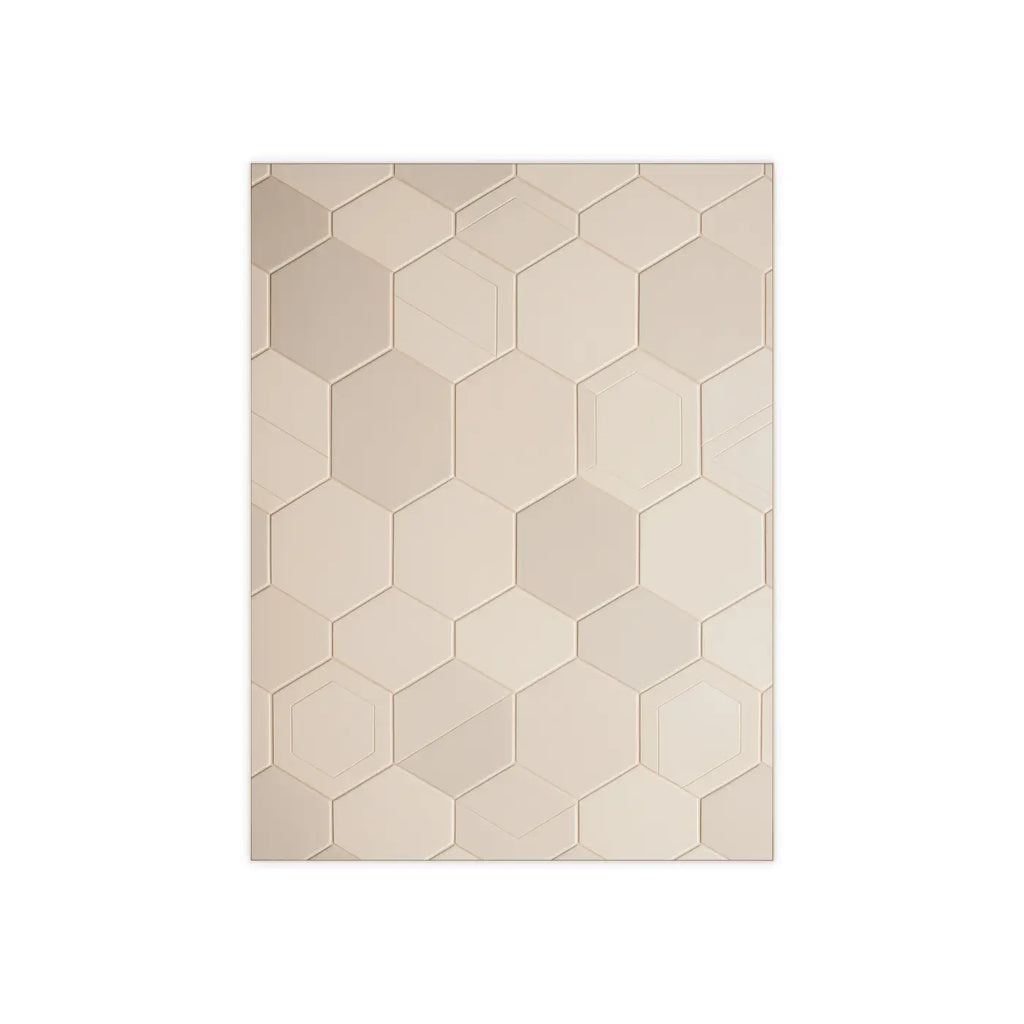 Vibrant Ceramic Photo Tile - Dynamic Hexagon Design - DipaliZ