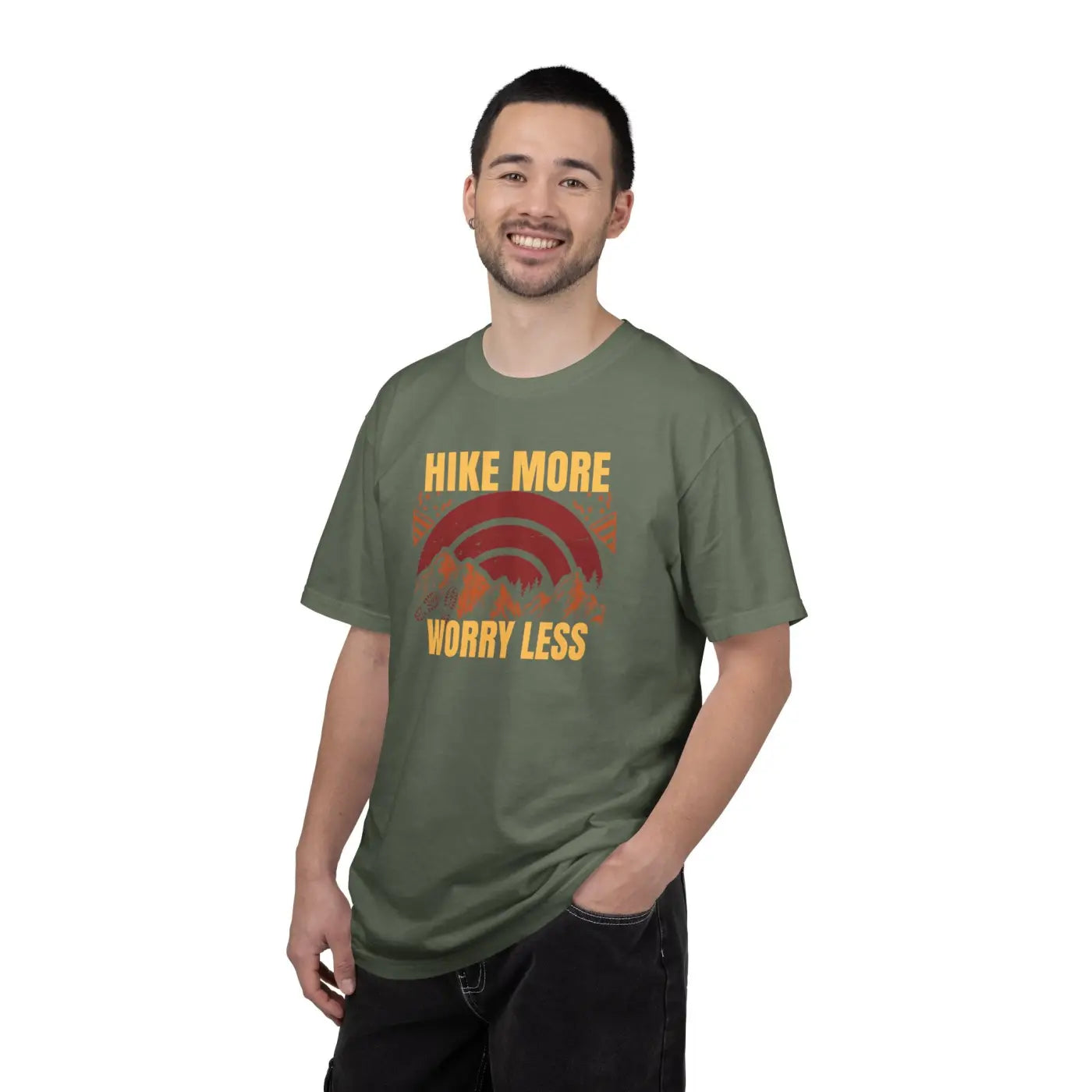 Garment-Dyed Finish Tee - Heavyweight Comfort - DipaliZ