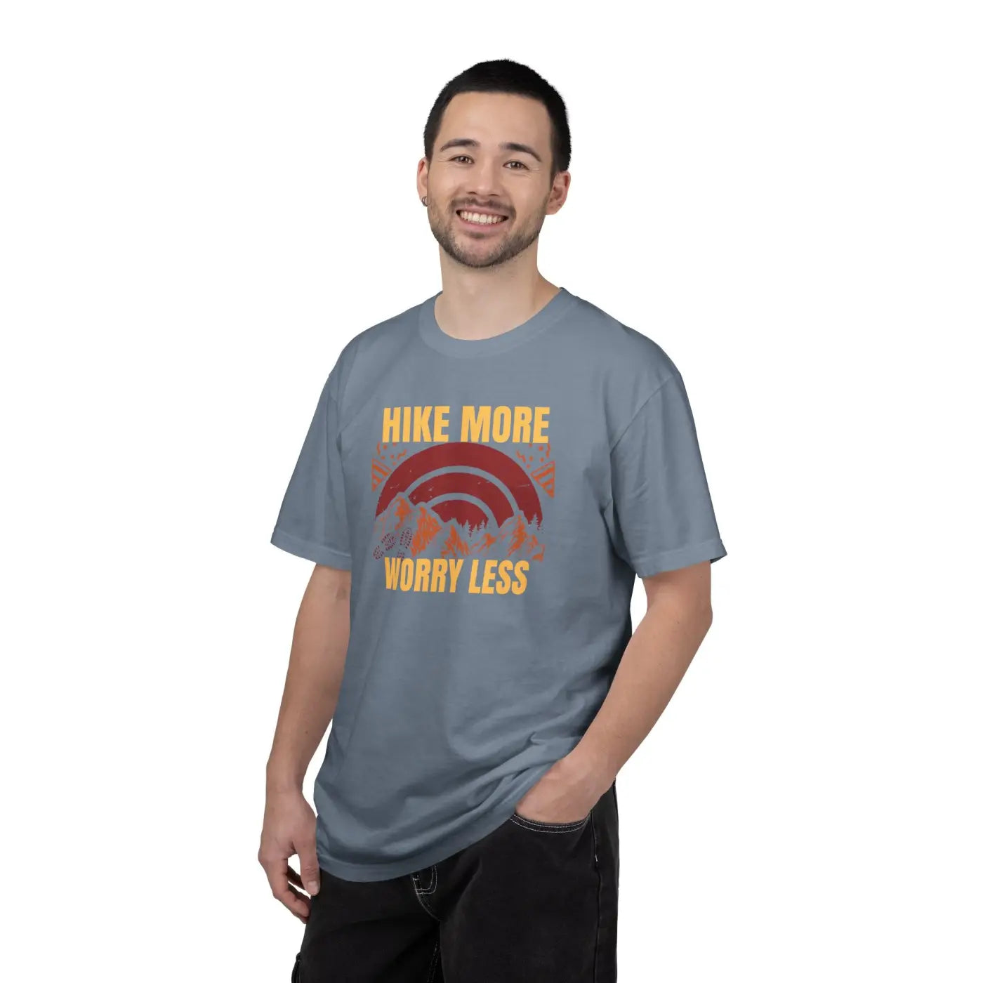 Garment-Dyed Finish Tee - Heavyweight Comfort - DipaliZ
