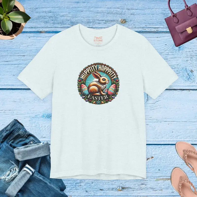 Hippity Hoppity Easter Unisex Jersey Short Sleeve Tee - DipaliZ