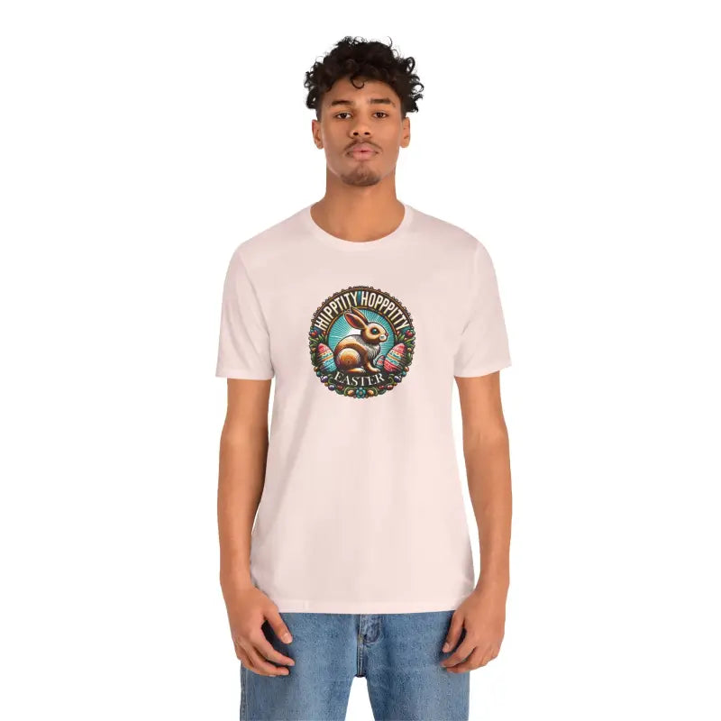 Hippity Hoppity Easter Unisex Jersey Short Sleeve Tee - DipaliZ