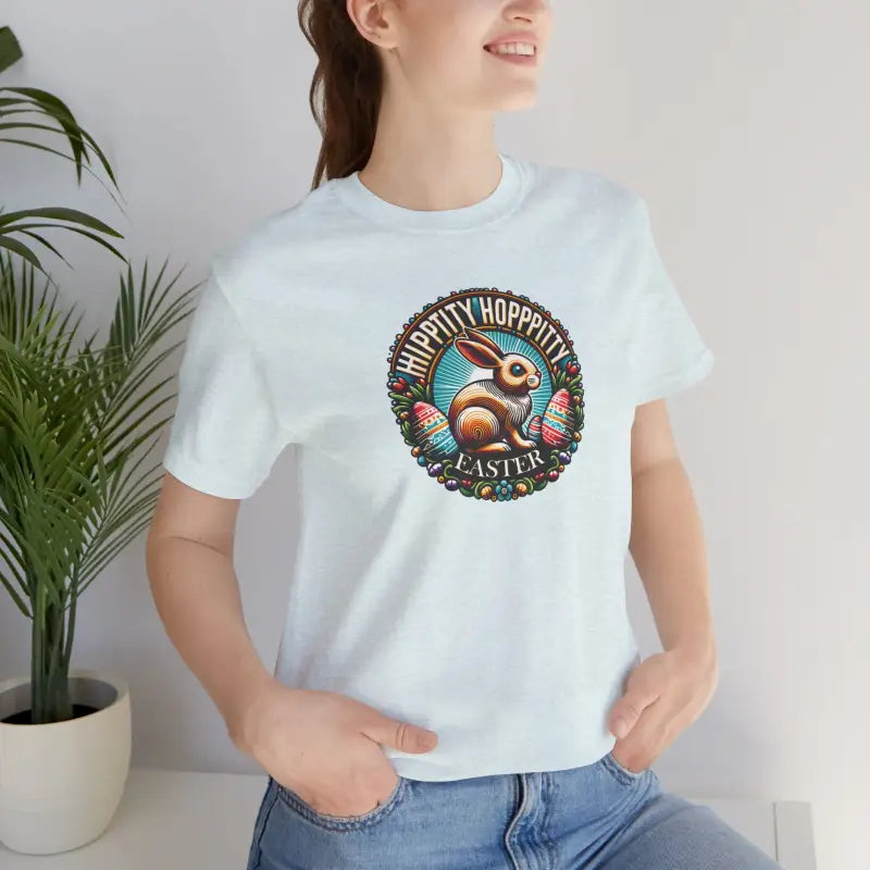 Hippity Hoppity Easter Unisex Jersey Short Sleeve Tee - DipaliZ