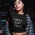 Girls Cum First Crop Top