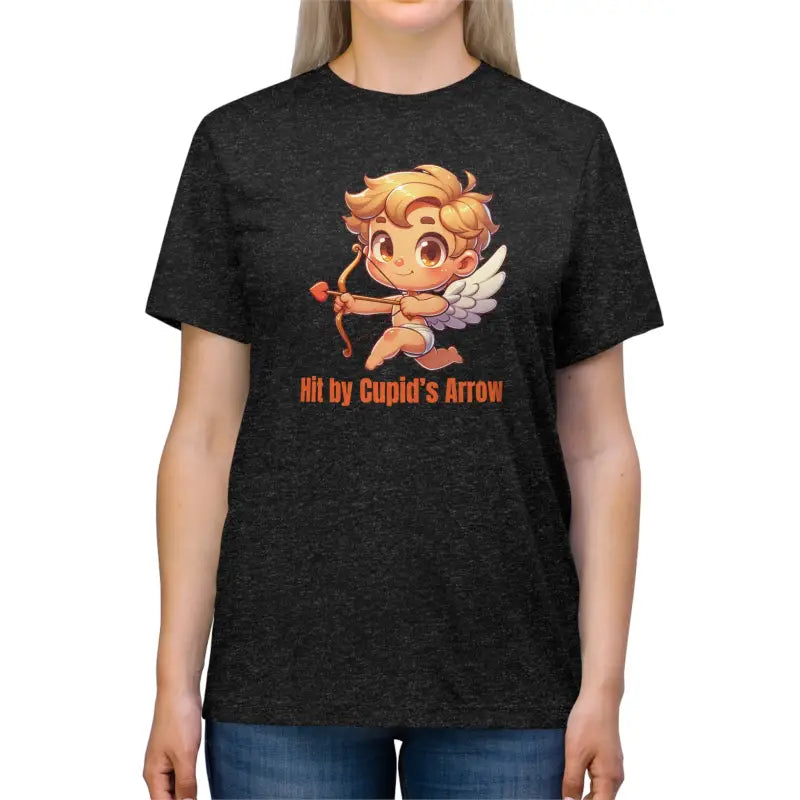 Cupid's Arrow Unisex Triblend Tee - Valentine's Day - DipaliZ