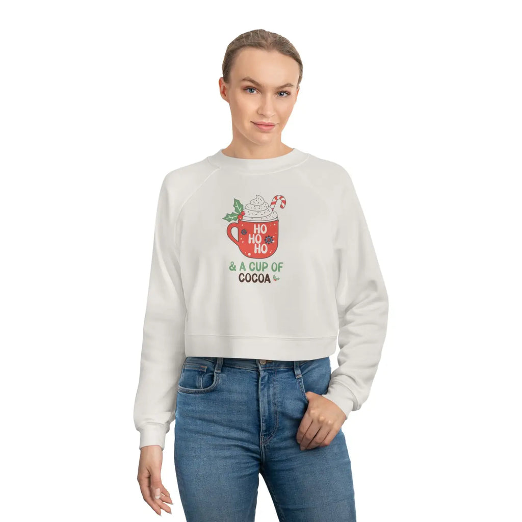 Cropped Fleece Pullover - Holiday Vibes Winter Essential - DipaliZ