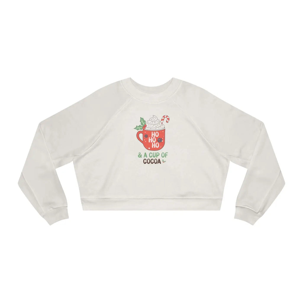 Cropped Fleece Pullover - Holiday Vibes Winter Essential - DipaliZ