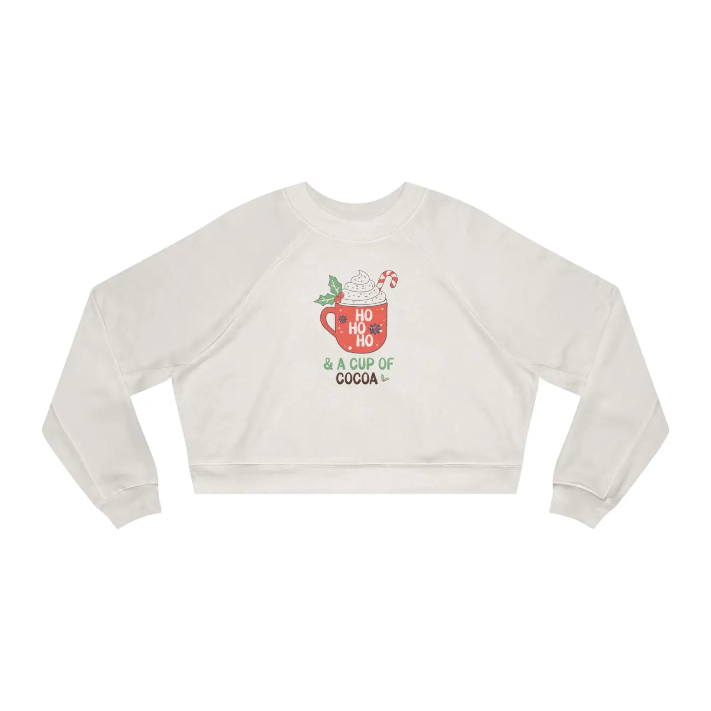 Cropped Fleece Pullover - Holiday Vibes Winter Essential - DipaliZ