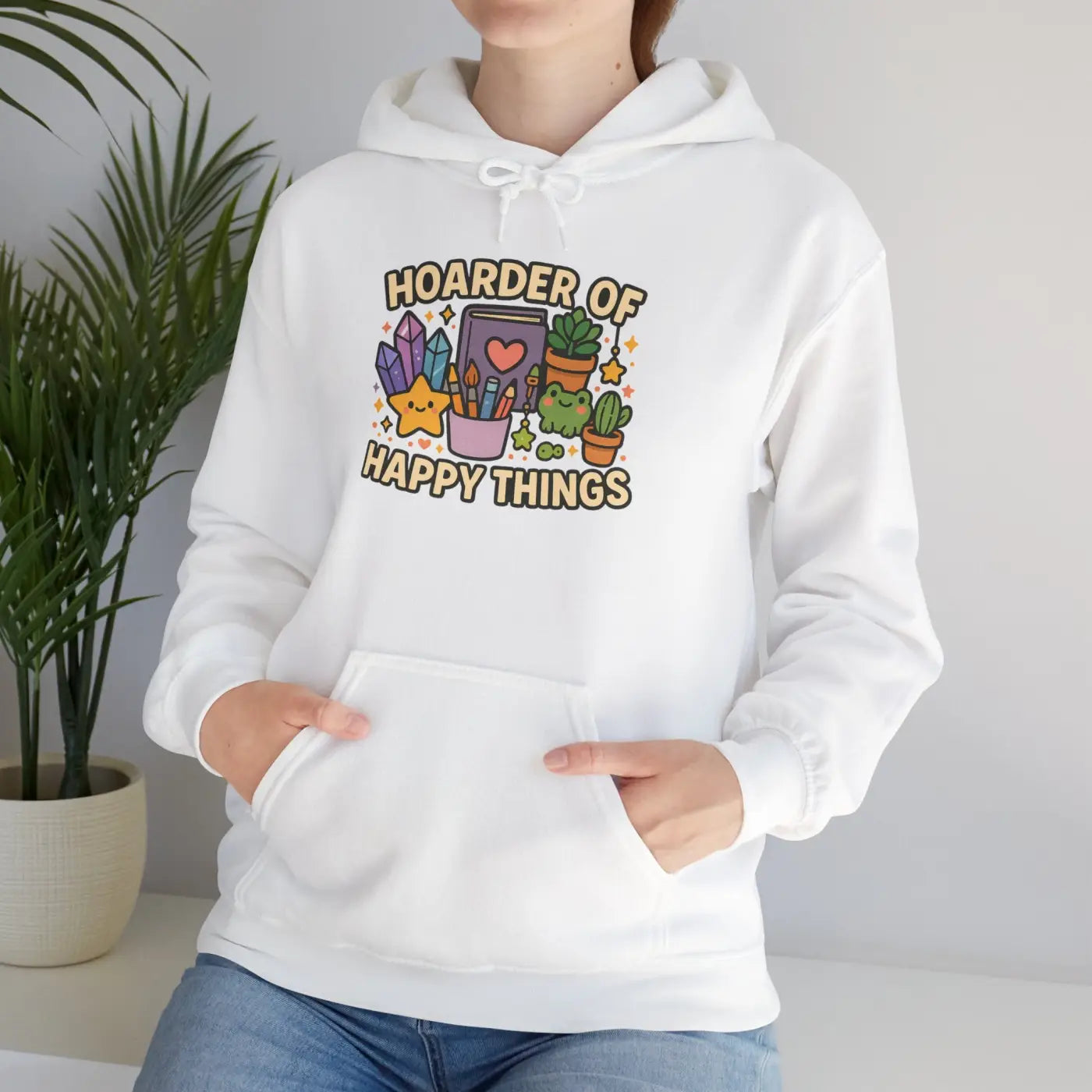 Plush Cozy Wear Hoodie - Plant Enthusiast Gear - DipaliZ