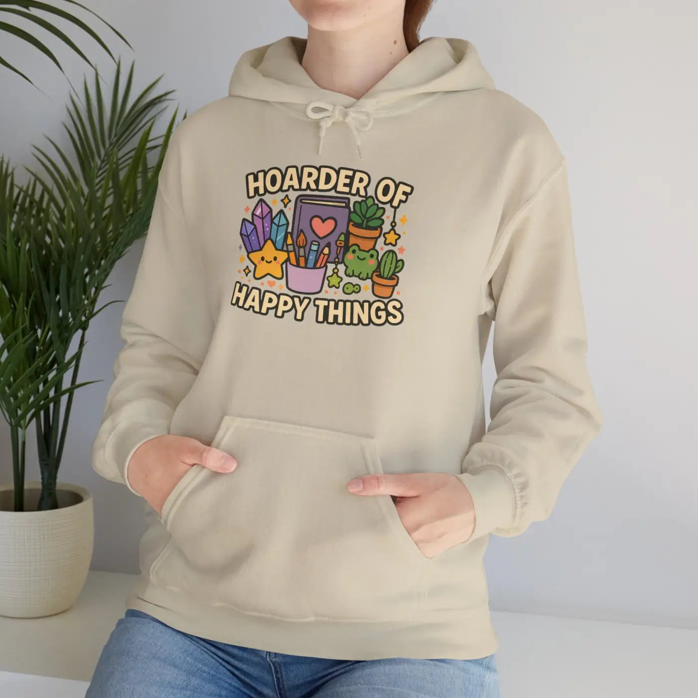 Plush Cozy Wear Hoodie - Plant Enthusiast Gear - DipaliZ
