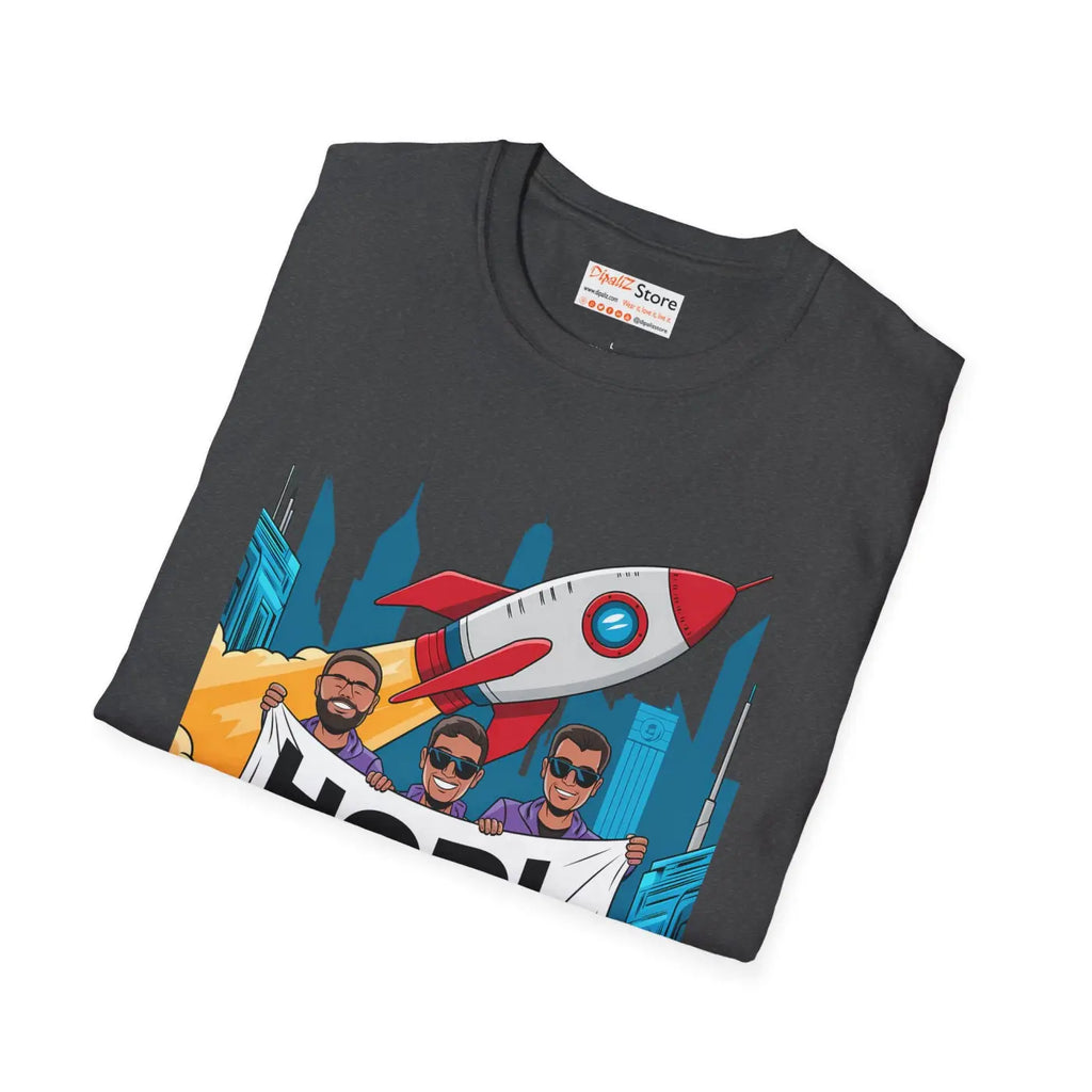 Unique Hodl Gang Rocket Design Unisex Tee - DipaliZ
