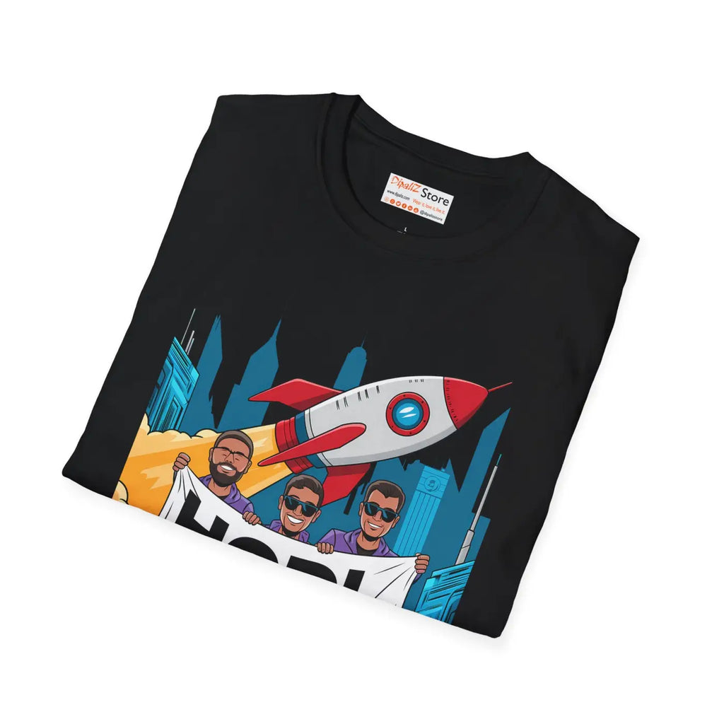 Unique Hodl Gang Rocket Design Unisex Tee - DipaliZ