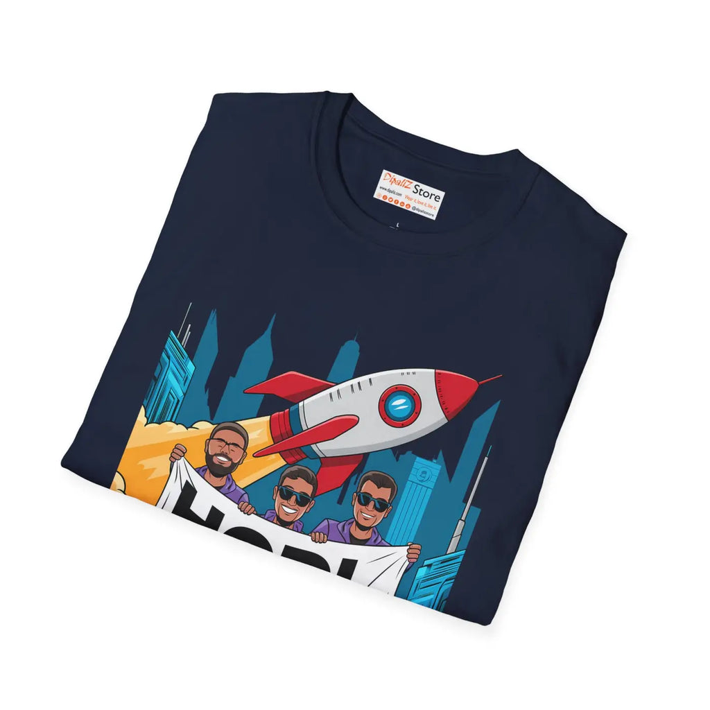 Unique Hodl Gang Rocket Design Unisex Tee - DipaliZ