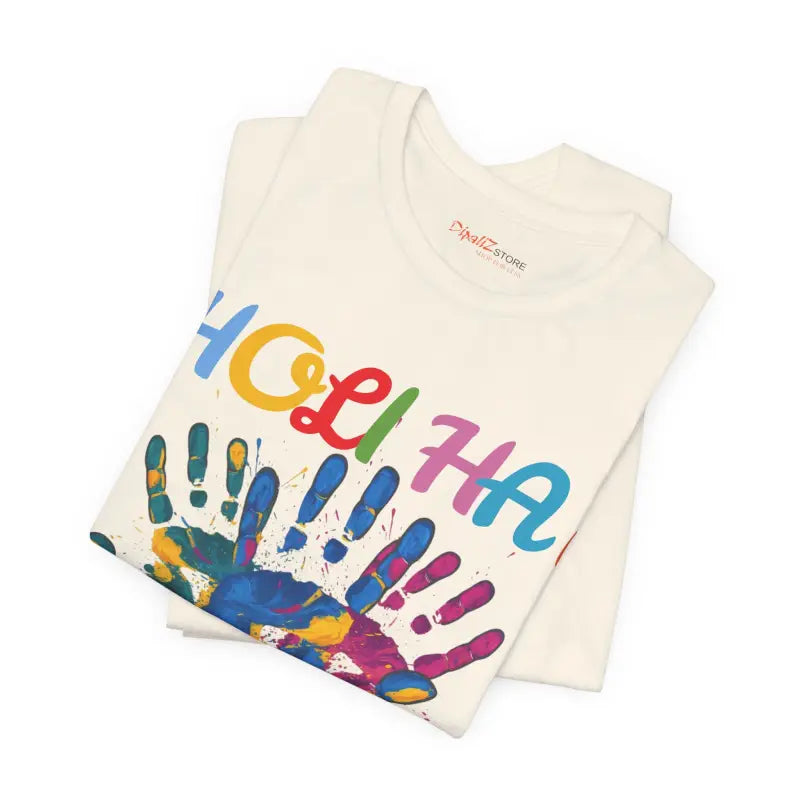 Holi Hai Jersey Short Sleeve Tee - Festival of Colors - DipaliZ