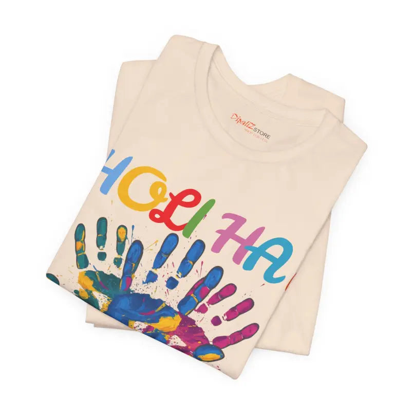 Holi Hai Jersey Short Sleeve Tee - Festival of Colors - DipaliZ