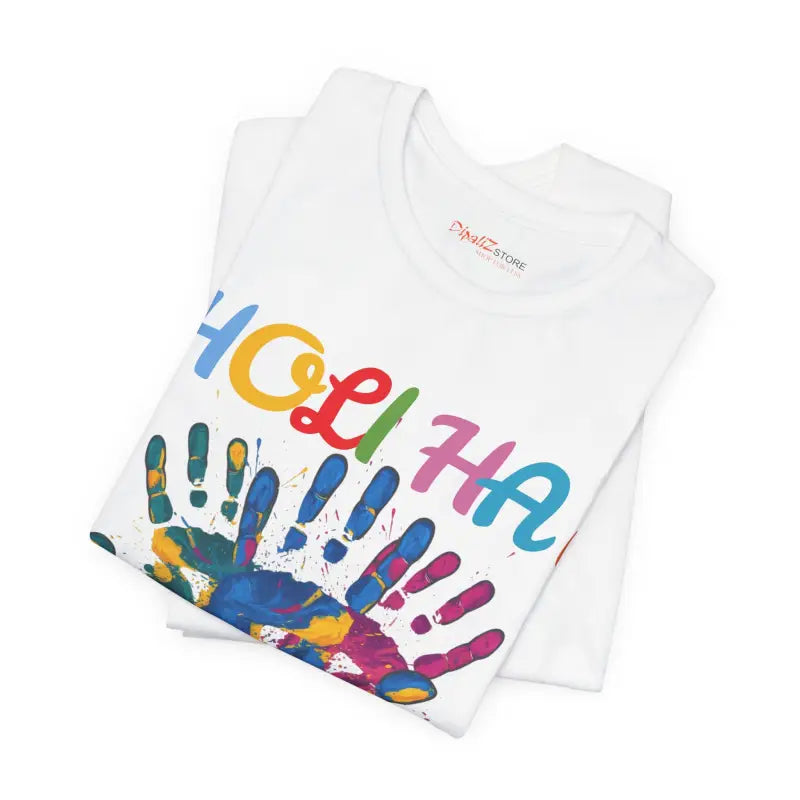Holi Hai Jersey Short Sleeve Tee - Festival of Colors - DipaliZ