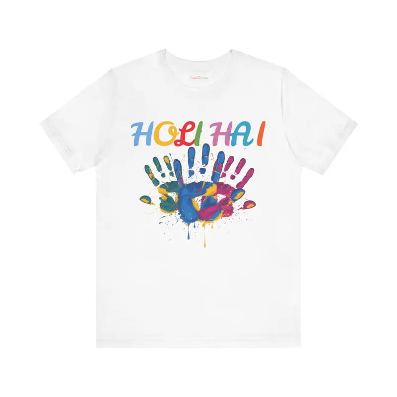 Holi Hai Jersey Short Sleeve Tee - Festival of Colors - DipaliZ