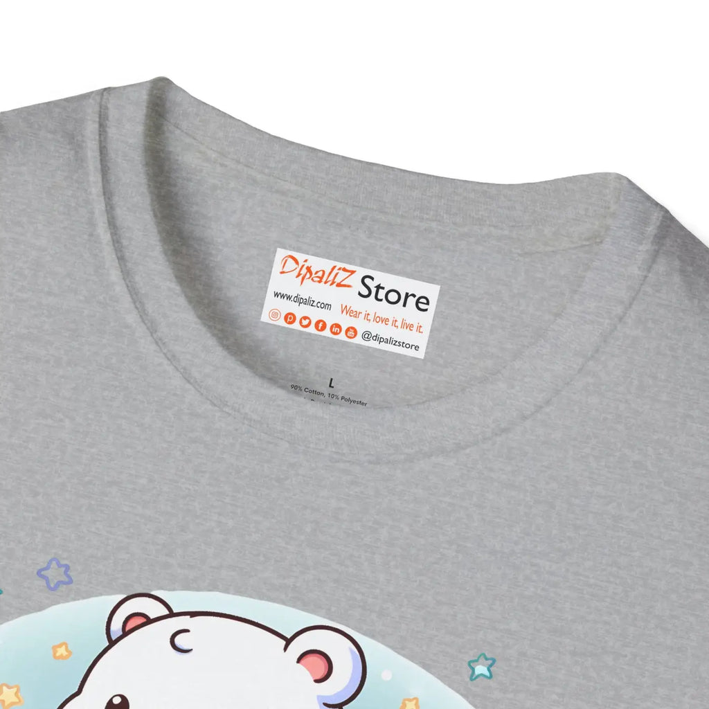 Holiday Hustle Polar Bear Scooter Tee - Festive Unisex - DipaliZ